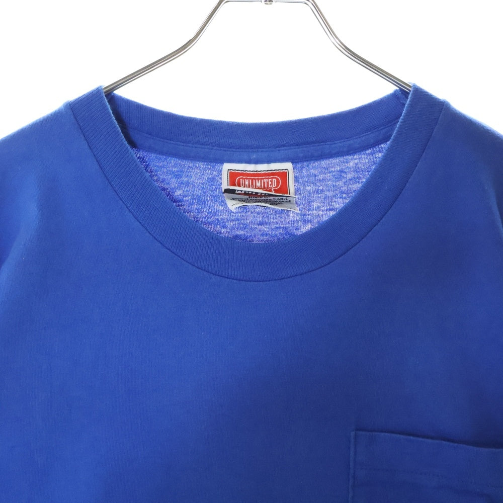 VINTAGE(ヴィンテージ) 90S VINTAGE MARLBORO UNLIMITED ヴィンテージ マルボロアンリミテッド バックプリント 半袖ポケットTシャツ カットソー ブルー