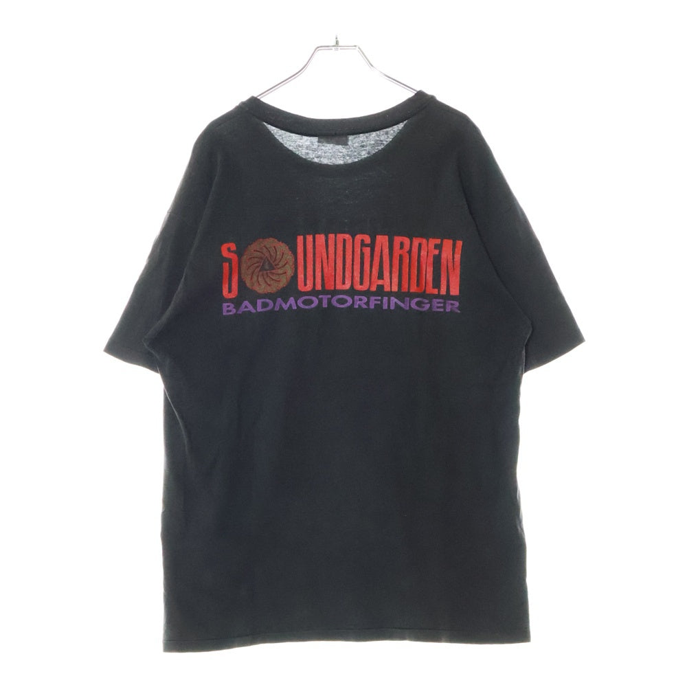 VINTAGE(ヴィンテージ) 90S VINTAGE SOUNDGARDEN BADMOTORFINGER サウンドガーデン ヴィンテージ プリントTシャツ 半袖カットソー ブラック
