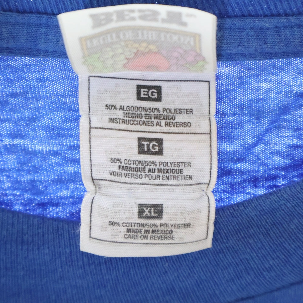 VINTAGE(ヴィンテージ) 00S VINTAGE blur BEETLEBUM ヴィンテージ ブラー ビートルバム フロントプリント 半袖Tシャツ カットソー ブルー