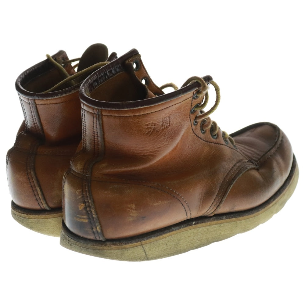 RED WING(レッド ウイング) 90-00S CLASSIC MOC 縦羽根タグ クラシック モック レースアップ レザー ブーツ ブラウン 875