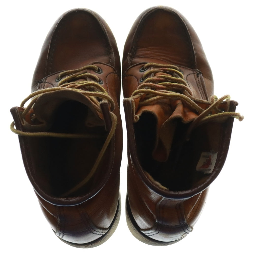 RED WING(レッド ウイング) 90-00S CLASSIC MOC 縦羽根タグ クラシック モック レースアップ レザー ブーツ ブラウン 875