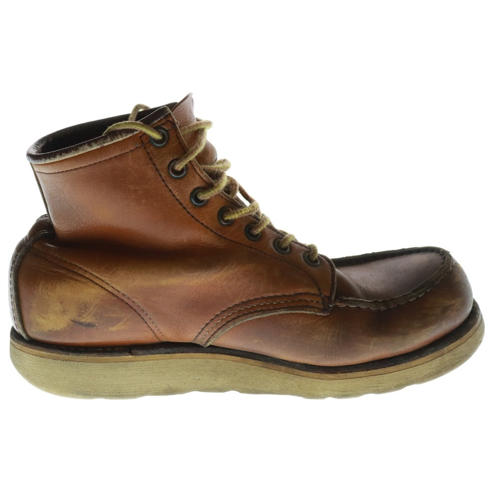 RED WING(レッド ウイング) 90-00S CLASSIC MOC 縦羽根タグ クラシック モック レースアップ レザー ブーツ ブラウン 875