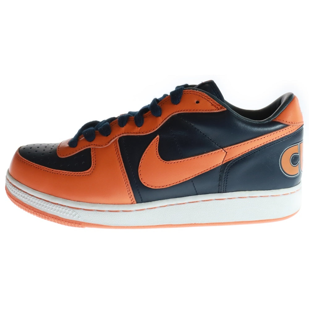 NIKE(ナイキ) 【観賞用 2004年製】 TERMINATOR ZOOM LOW SYRACUSE ターミネーター ズーム シラキュース ローカットスニーカー ネイビー/オレンジ US9/27cm 310208-481