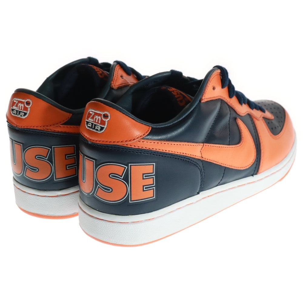 NIKE(ナイキ) 【観賞用 2004年製】 TERMINATOR ZOOM LOW SYRACUSE ターミネーター ズーム シラキュース ローカットスニーカー ネイビー/オレンジ US9/27cm 310208-481