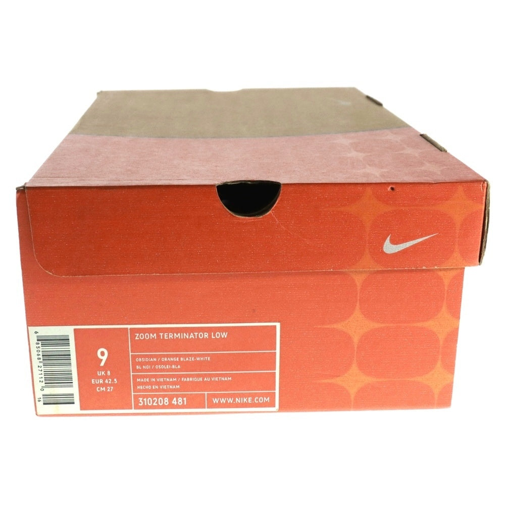 NIKE(ナイキ) 【観賞用 2004年製】 TERMINATOR ZOOM LOW SYRACUSE ターミネーター ズーム シラキュース ローカットスニーカー ネイビー/オレンジ US9/27cm 310208-481