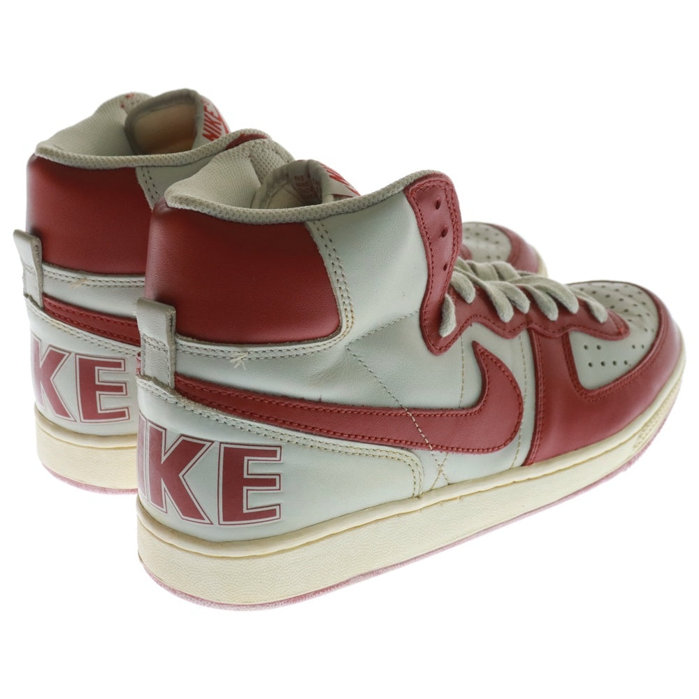 NIKE(ナイキ) 【観賞用 2008年製】 TERMINATOR HIGH VNTG BE TRUE YOUR SCHOOL ターミネーター ヴィンテージ ハイカットスニーカー ホワイト/レッド US9.5/27.5cm 318677-061