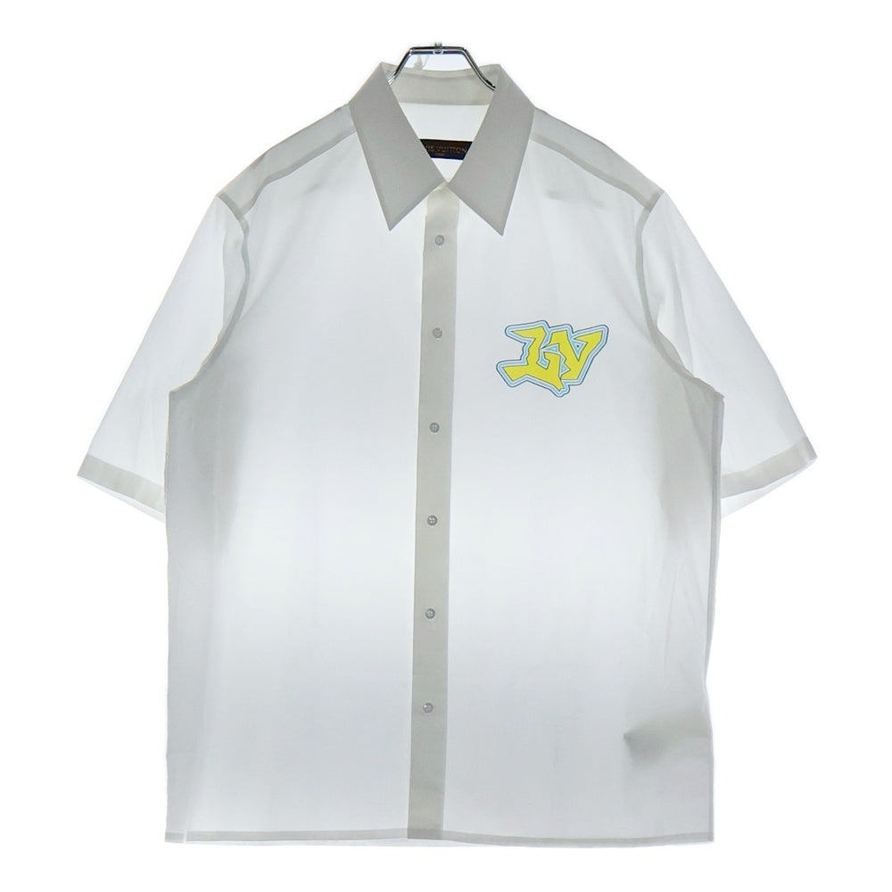 LOUIS VUITTON(ルイヴィトン) 22AW LVSE ボックスシルエット 半袖シャツ ホワイト RM222E MZ3 HNS48W