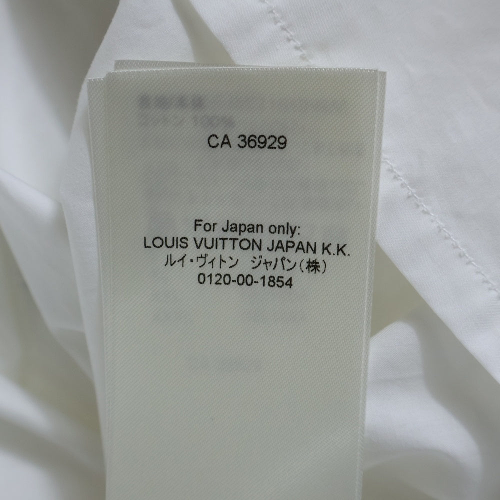 LOUIS VUITTON(ルイヴィトン) 22AW LVSE ボックスシルエット 半袖シャツ ホワイト RM222E MZ3 HNS48W