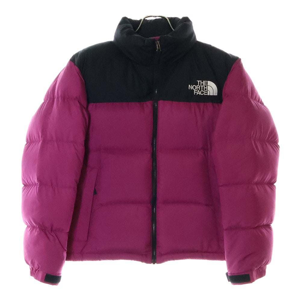 THE NORTH FACE(ザノースフェイス) SHORT NUPTSE JACKET ショート ヌプシ ジップアップダウンジャケット レディース ピンク/ブラック NDW91952