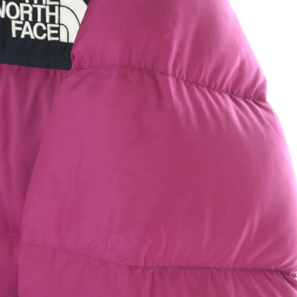 THE NORTH FACE(ザノースフェイス) SHORT NUPTSE JACKET ショート ヌプシ ジップアップダウンジャケット レディース ピンク/ブラック NDW91952