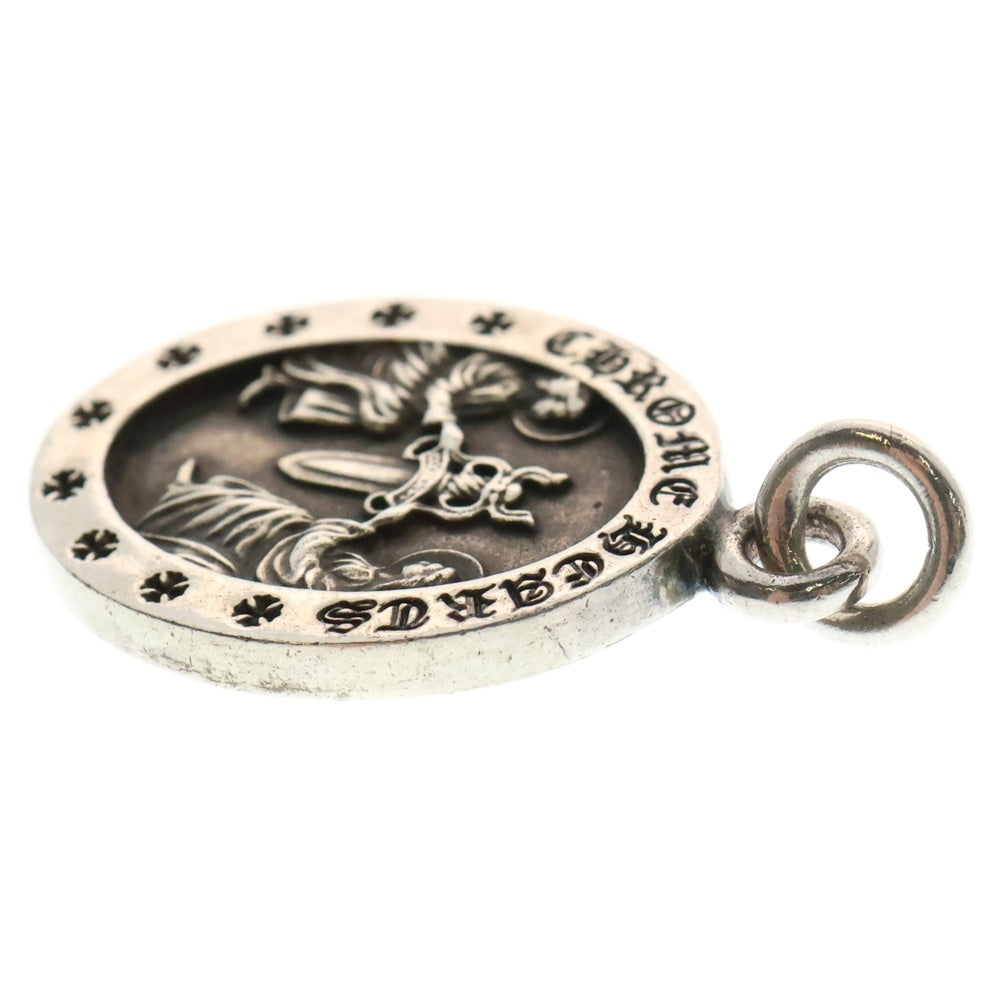 CHROME HEARTS(クロムハーツ) ANGEL MEDAL OVAL オーバルエンジェルメダル ペンダントトップ シルバー BCA207