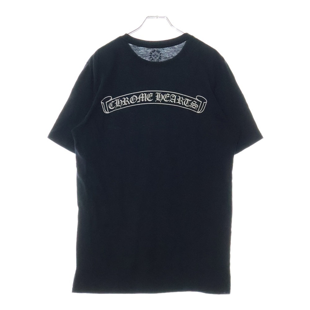 CHROME HEARTS(クロムハーツ) Horseshoe Tee ホースシューロゴ クルーネック ショートスリーブ カットソー 半袖 Tシャツ ブラック