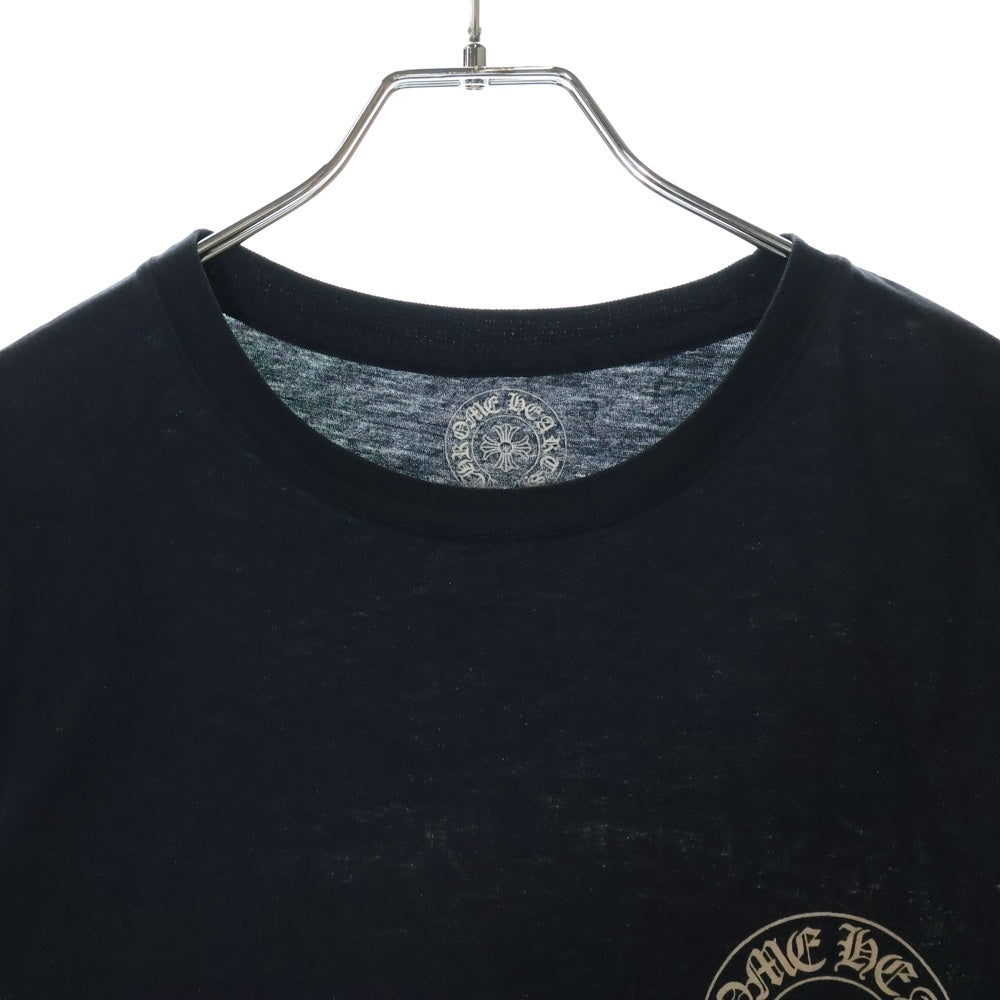 CHROME HEARTS(クロムハーツ) Horseshoe Tee ホースシューロゴ クルーネック ショートスリーブ カットソー 半袖 Tシャツ ブラック