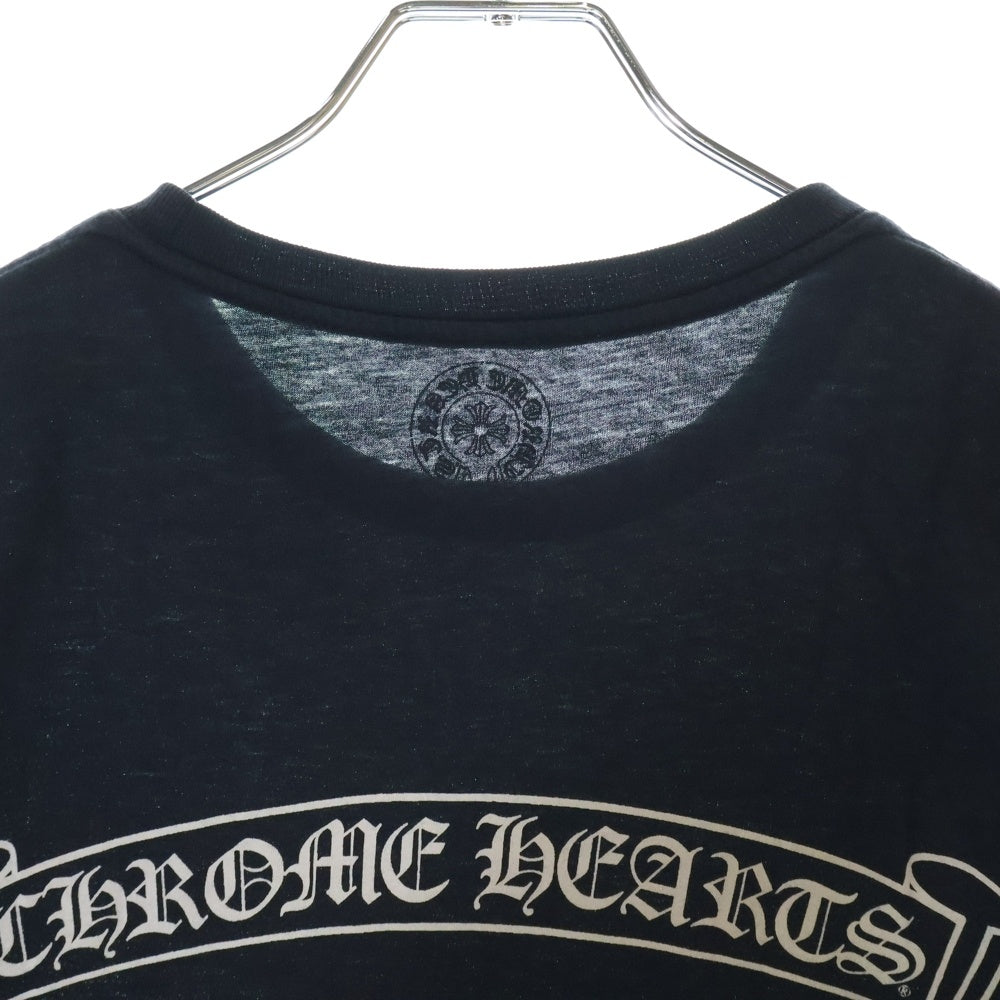 CHROME HEARTS(クロムハーツ) Horseshoe Tee ホースシューロゴ クルーネック ショートスリーブ カットソー 半袖 Tシャツ ブラック