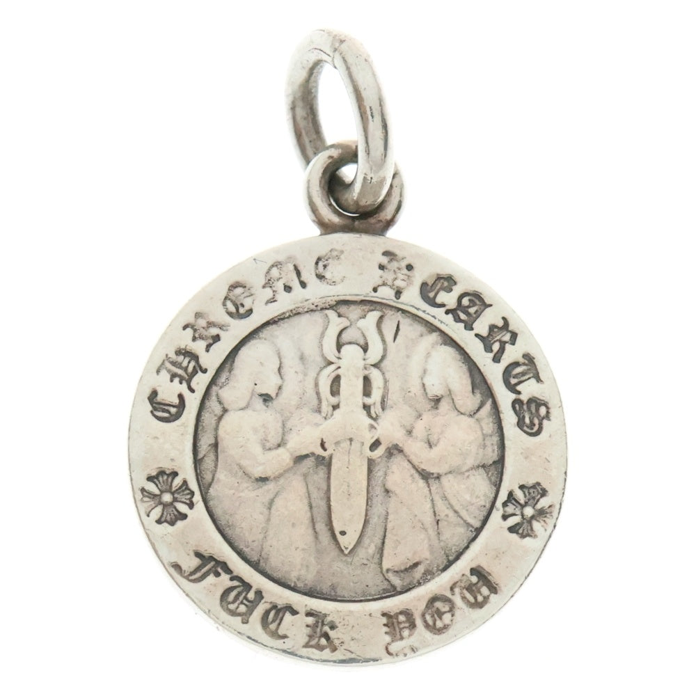 CHROME HEARTS(クロムハーツ) CHRM ANGL MDL V1 エンジェルメダルチャーム ペンダントトップ シルバーBCA229