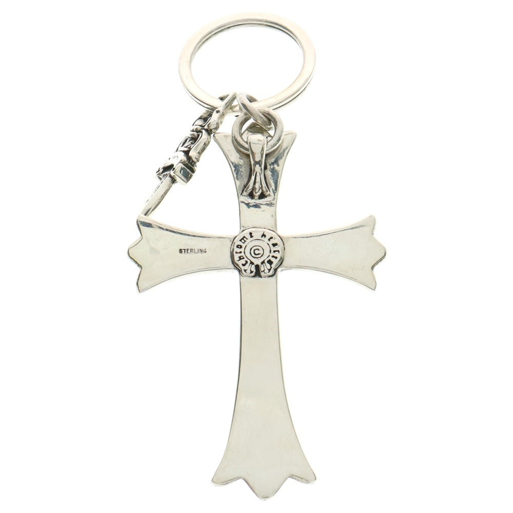 CHROME HEARTS(クロムハーツ) CH CRS LG&No5 DGGR ラージクロス#5ダガー キーリング シルバー