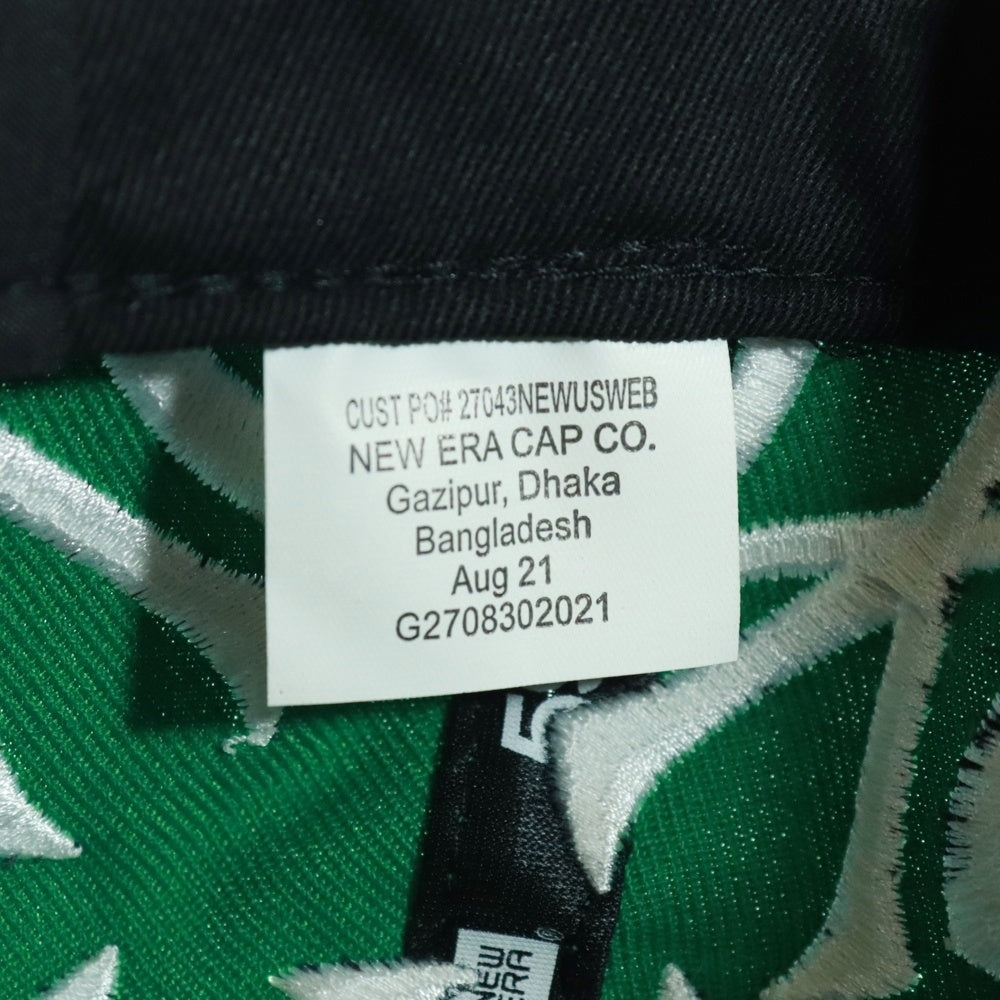 SUPREME(シュプリーム) 21AW ×NEW ERA New York Yankees Box Logo Cap ニューエラ ニューヨークヤンキース ボックスロゴ 6パネル ベースボールキャップ 帽子 グリーン