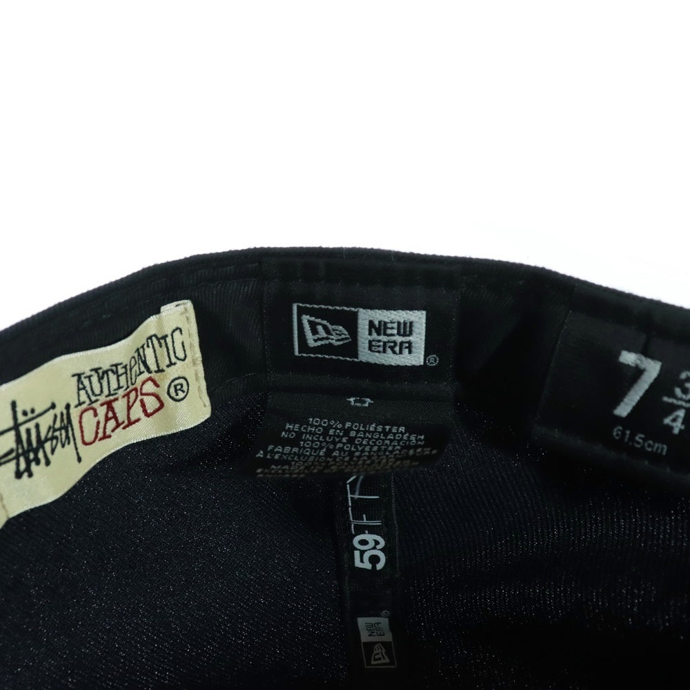 STUSSY(ステューシー) ×NEW ERA NY LOGO CAP NY刺繍 ロゴ 6パネル ベースボールキャップ 帽子 ネイビー