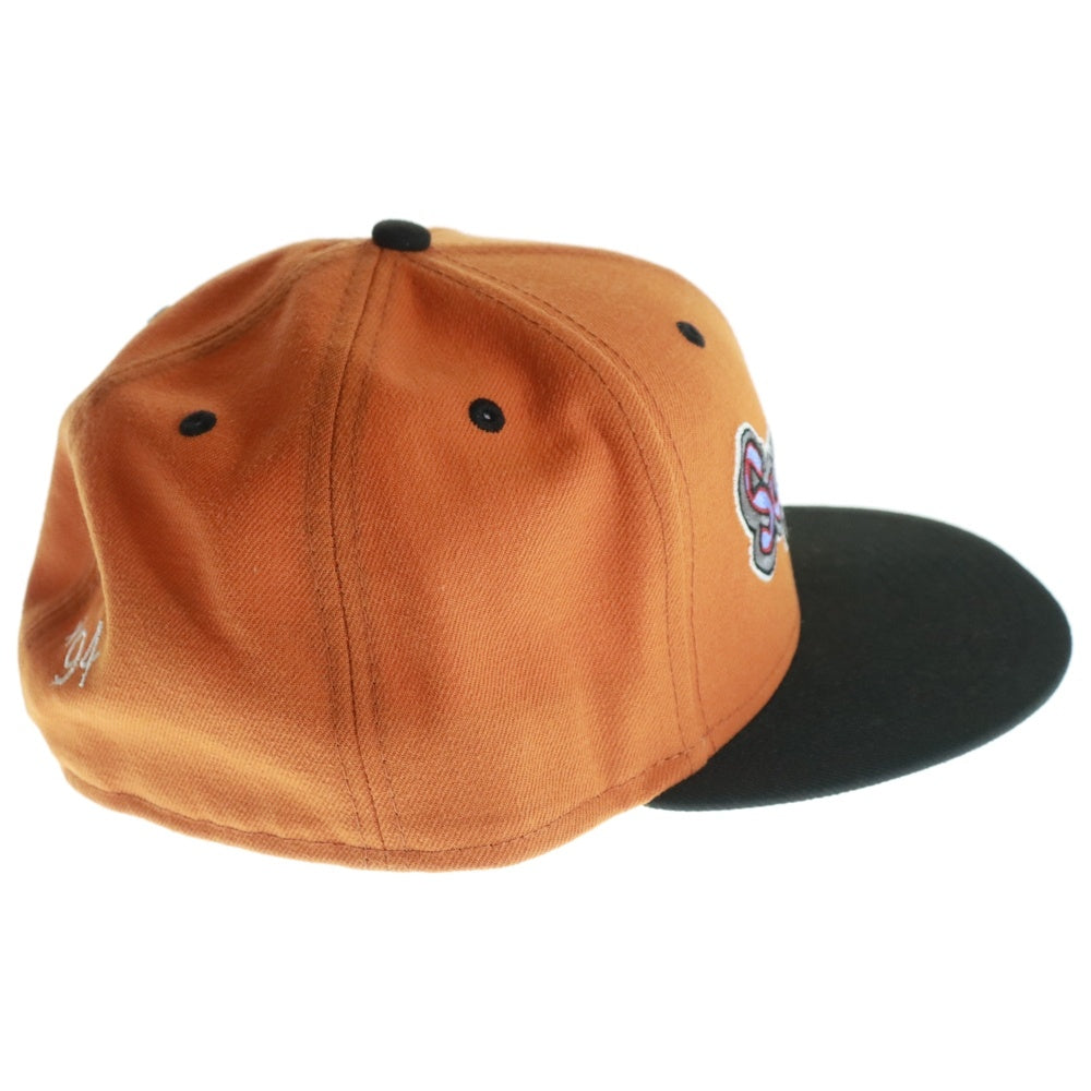 SUPREME(シュプリーム) 21SS ×NEW ERA Gonz Logo Cap ニューエラ ゴンズロゴ 6パネル ベースボールキャップ 帽子 オレンジ