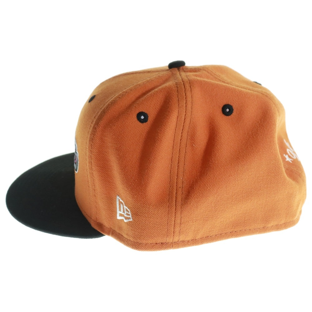 SUPREME(シュプリーム) 21SS ×NEW ERA Gonz Logo Cap ニューエラ ゴンズロゴ 6パネル ベースボールキャップ 帽子 オレンジ