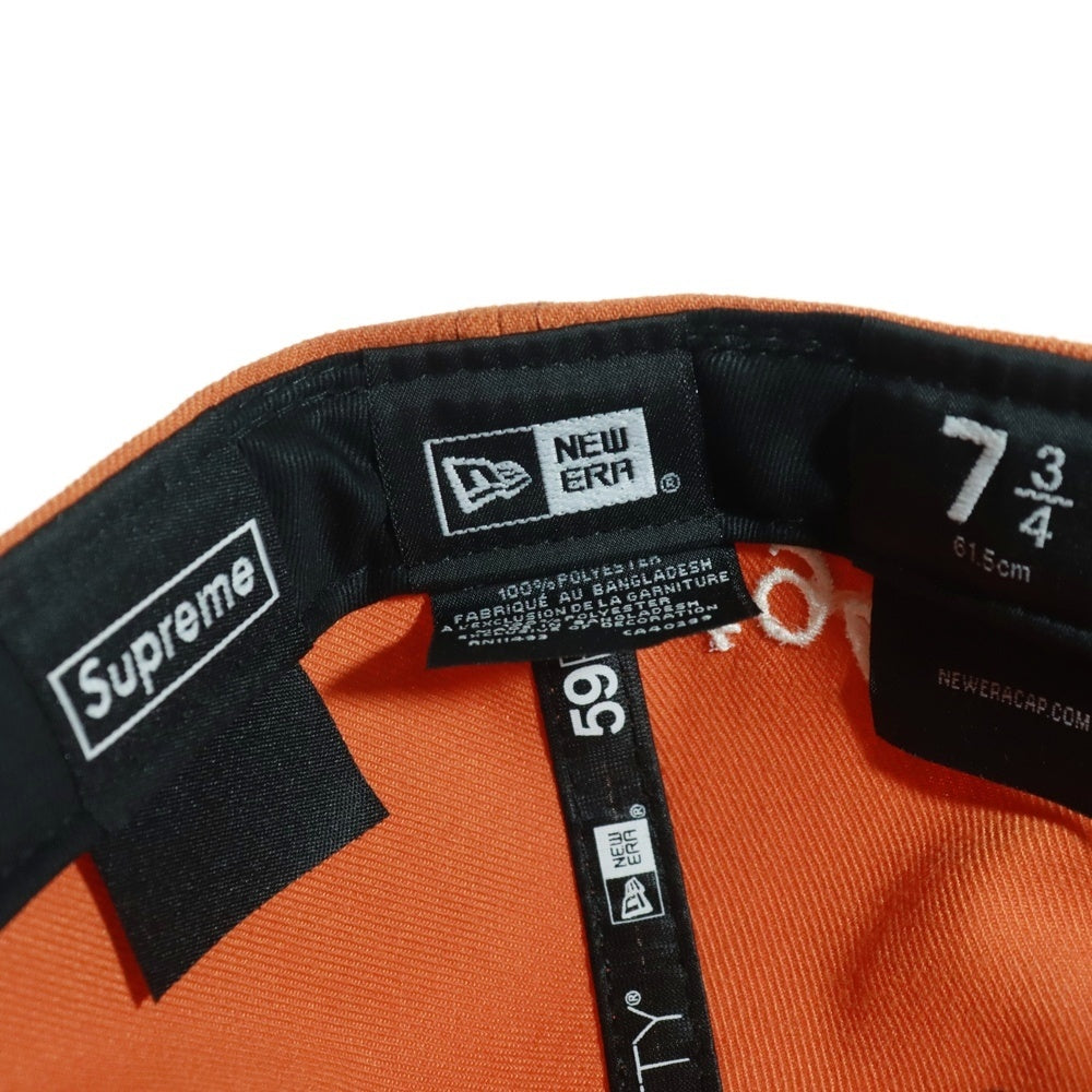 SUPREME(シュプリーム) 21SS ×NEW ERA Gonz Logo Cap ニューエラ ゴンズロゴ 6パネル ベースボールキャップ 帽子 オレンジ