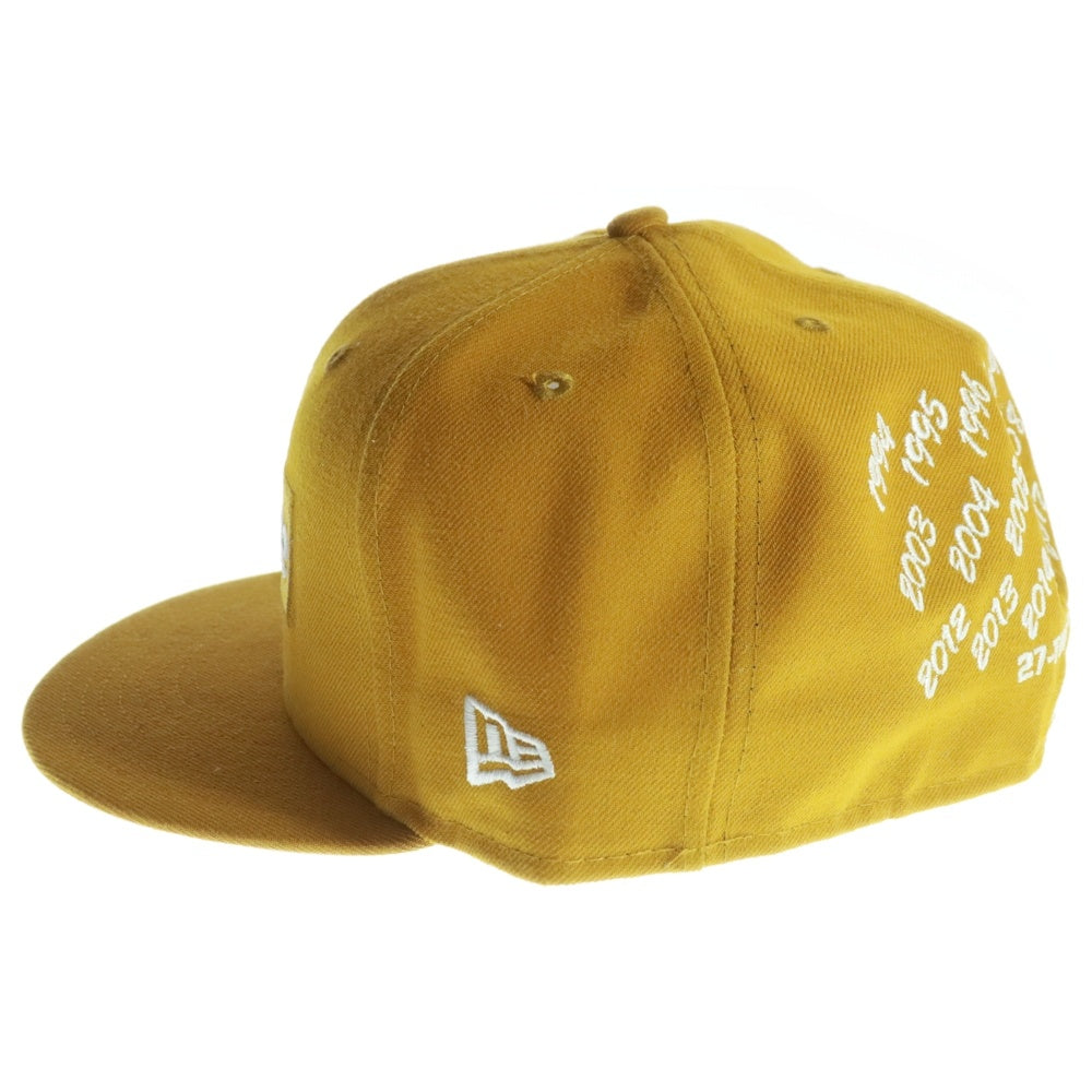 SUPREME(シュプリーム) 21SS Champions Box Logo New Era Cap ニューエラ チャンピオンズ ボックスロゴ 6パネル ベースボールキャップ 帽子 マスタード