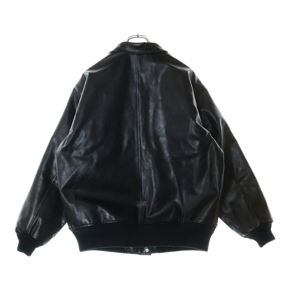 FTC(エフシーティー) 24AW LEATHER A-2 FLIGHT JACKET A-2タイプ レザー フライトジャケット ブラック FTC024AWJ14