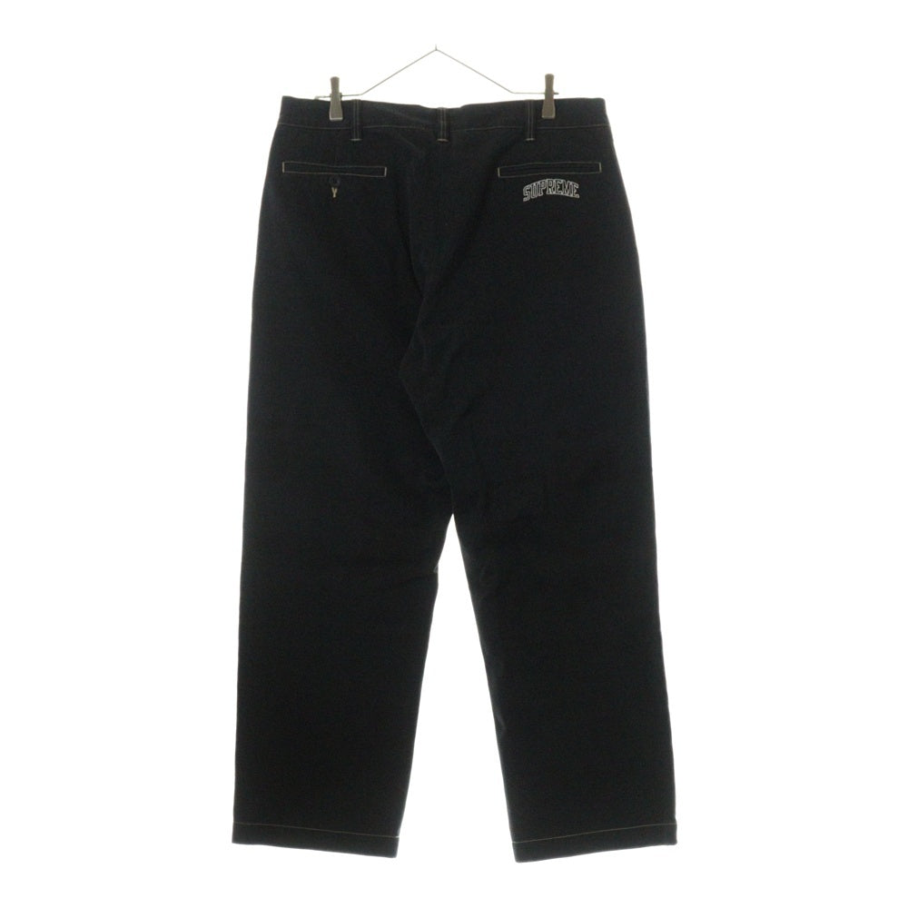 SUPREME(シュプリーム) 24AW Chino Pant Overdyed Labels オーバーダイ レーベル チノ ワークパンツ ブラック
