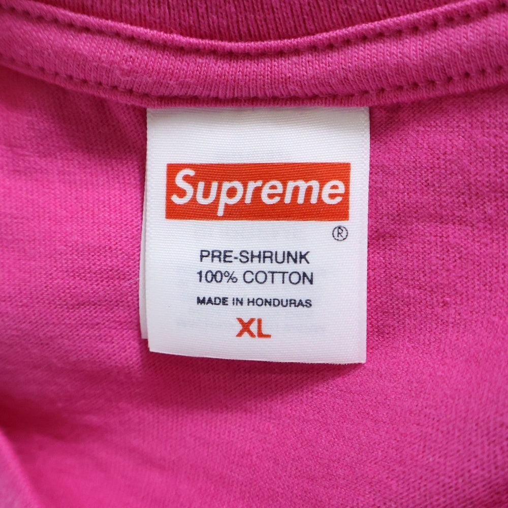 SUPREME(シュプリーム) 25SS Piss Tee ピス プリント 半袖カットソー Tシャツ ピンク