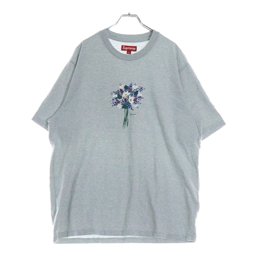 SUPREME(シュプリーム) 24SS Bouquet S/S Top ブーケ プリント 半袖カットソー Tシャツ グレー