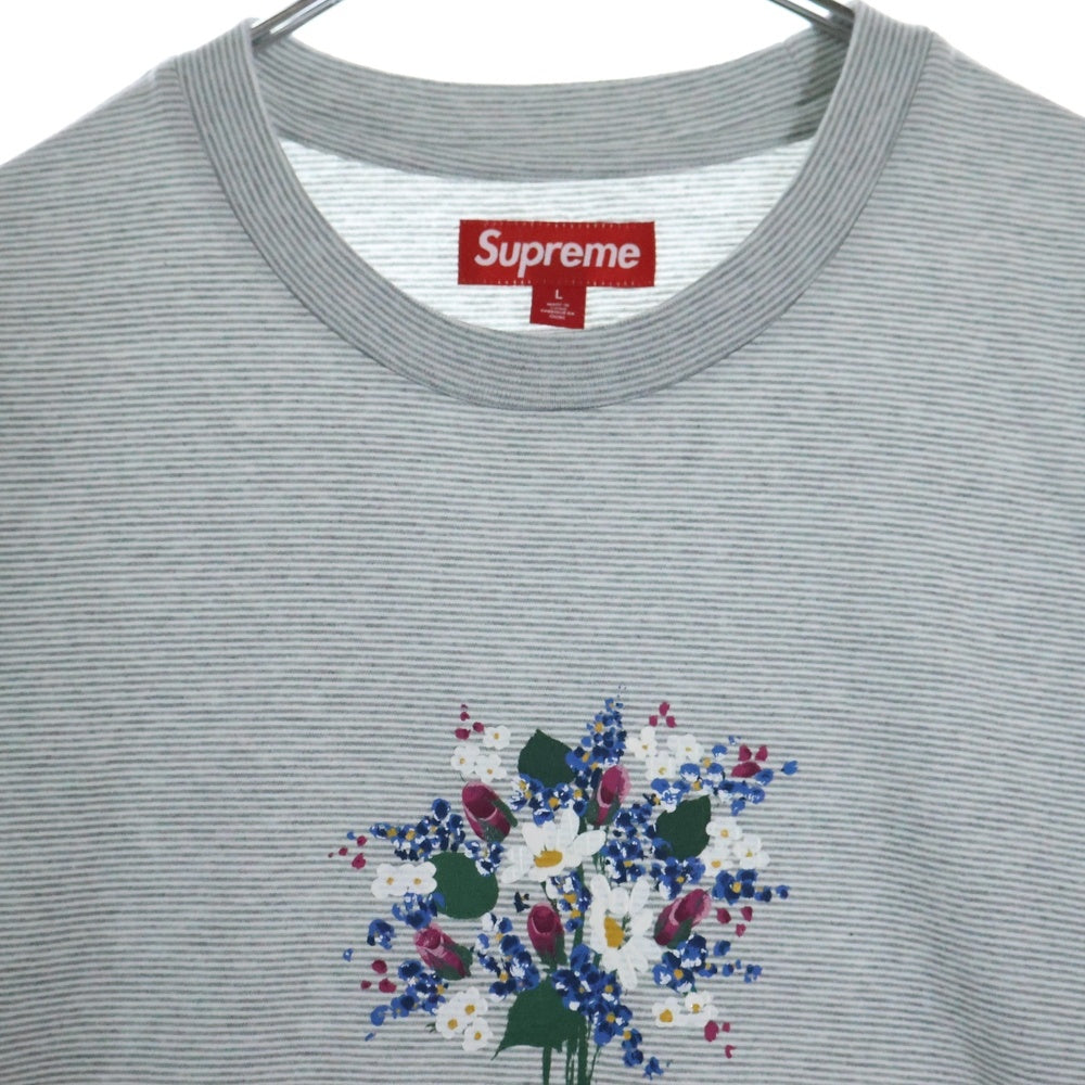 SUPREME(シュプリーム) 24SS Bouquet S/S Top ブーケ プリント 半袖カットソー Tシャツ グレー