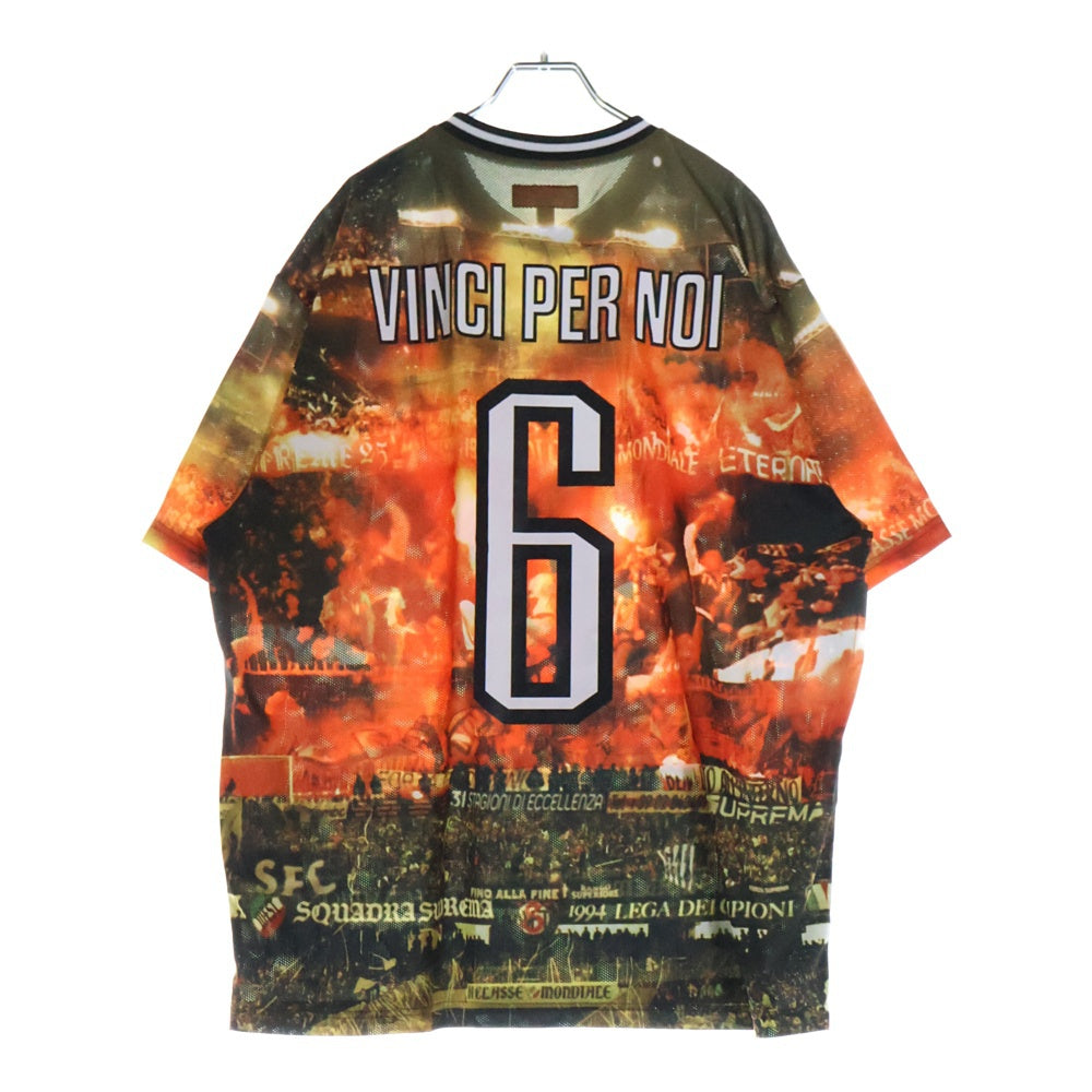 SUPREME(シュプリーム) 25SS Vinci Per Noi Soccer Jersey ヴィンチ ペル ノイ サッカージャージ 半袖カットソー Tシャツ オレンジ