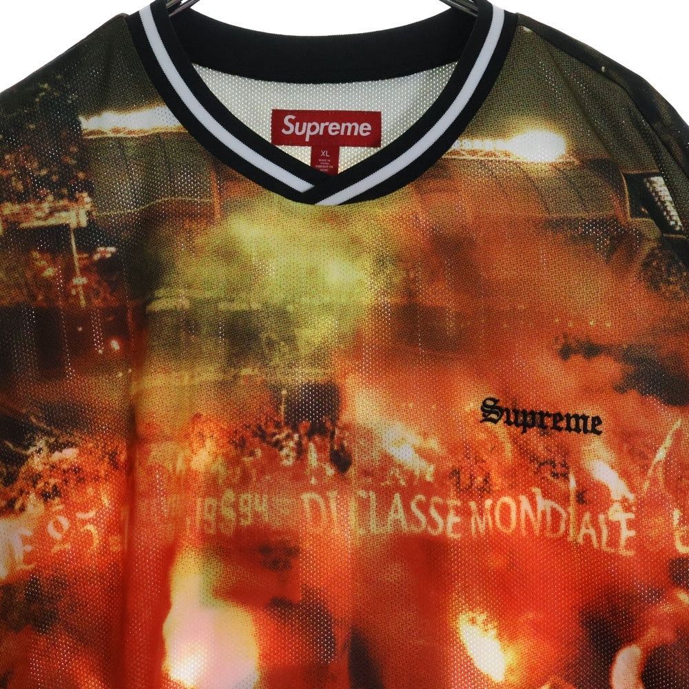 SUPREME(シュプリーム) 25SS Vinci Per Noi Soccer Jersey ヴィンチ ペル ノイ サッカージャージ 半袖カットソー Tシャツ オレンジ