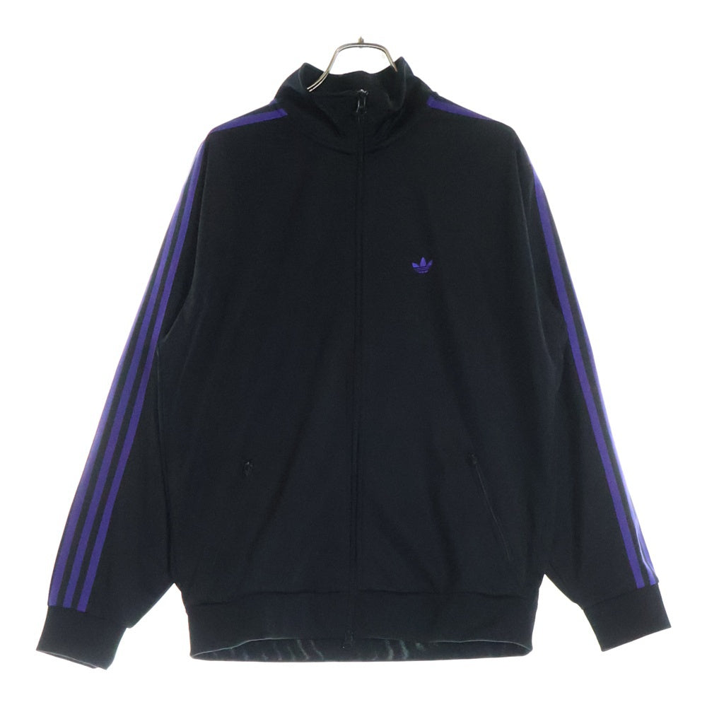 adidas(アディダス) TRACKTOP JACKET トラックトップ ベッケンバウアー ジップアップジャケット ブラック/パープル IZ4923