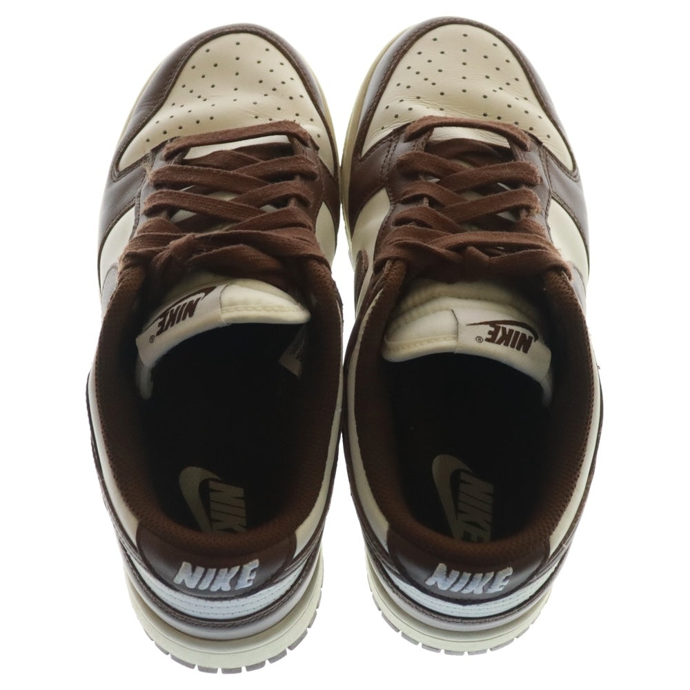 NIKE(ナイキ) WMNS DUNK LOW SAIL CACAO WOW ウィメンズ ダンク セイル カカオワオ ローカットスニーカー ホワイト/ブラウン レディース US7.5/24.5cm DD1503-124