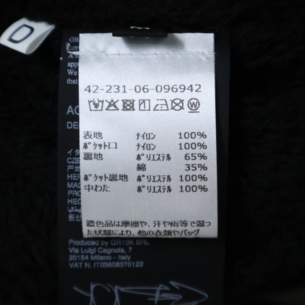 GR10K(ジーアールテンケー) Deck Operator Padde デッキオペレーター ジレ ベスト 裏地フリース ジャケット カーキ AG133014DA