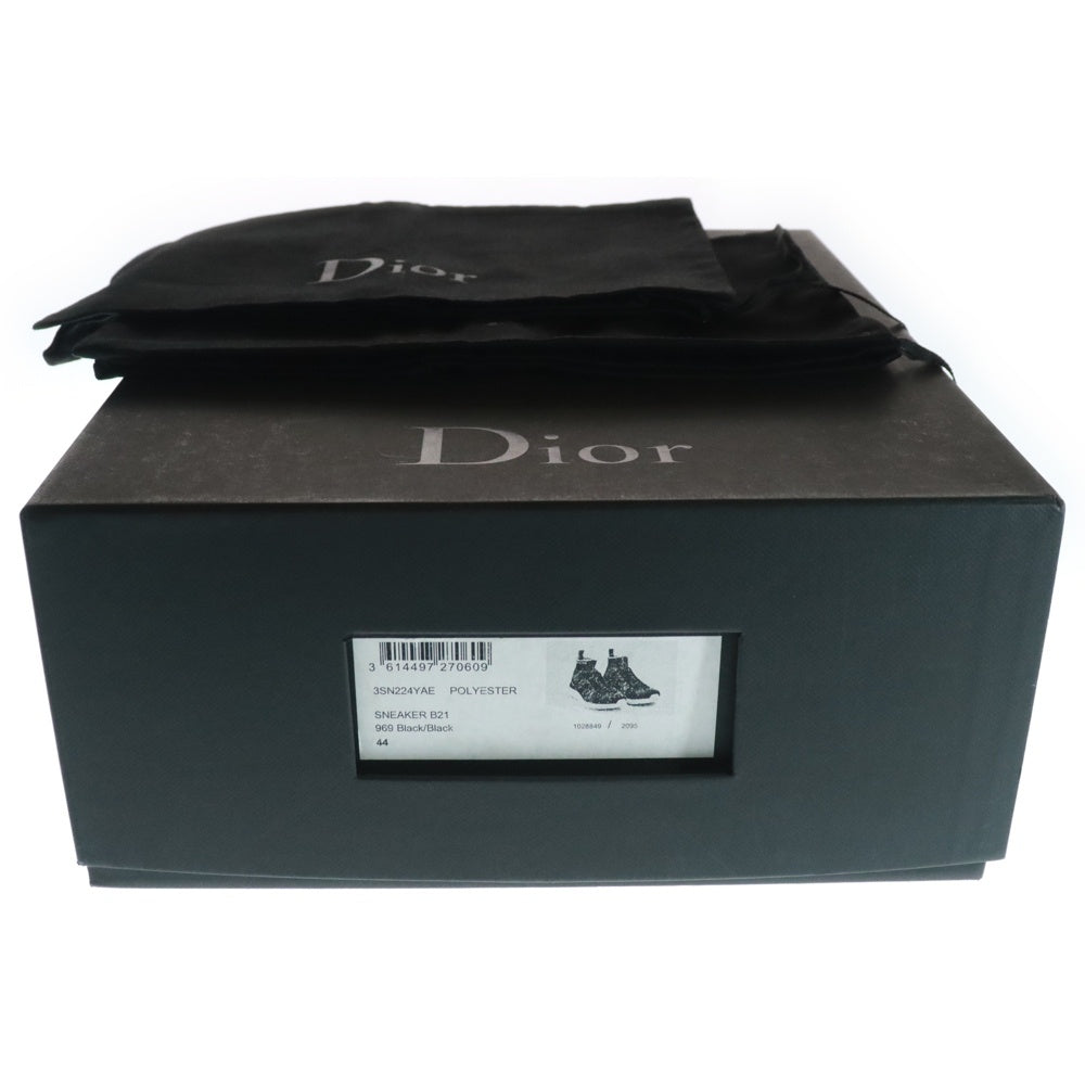 Dior HOMME(ディオールオム) 18SS B21 テクニカルニット ハイカット ソックススニーカー ブラック 3SN224YAE