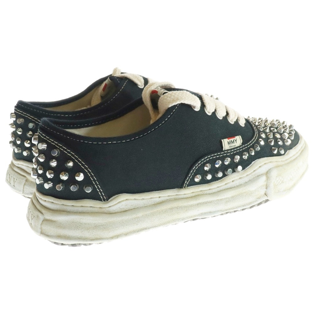 MAISON MIHARAYASUHIRO(メゾンミハラヤスヒロ) BAKER STUDDED LOW ベイカー スタッズ ローカットスニーカー ブラック/ホワイト/シルバー A13FW736