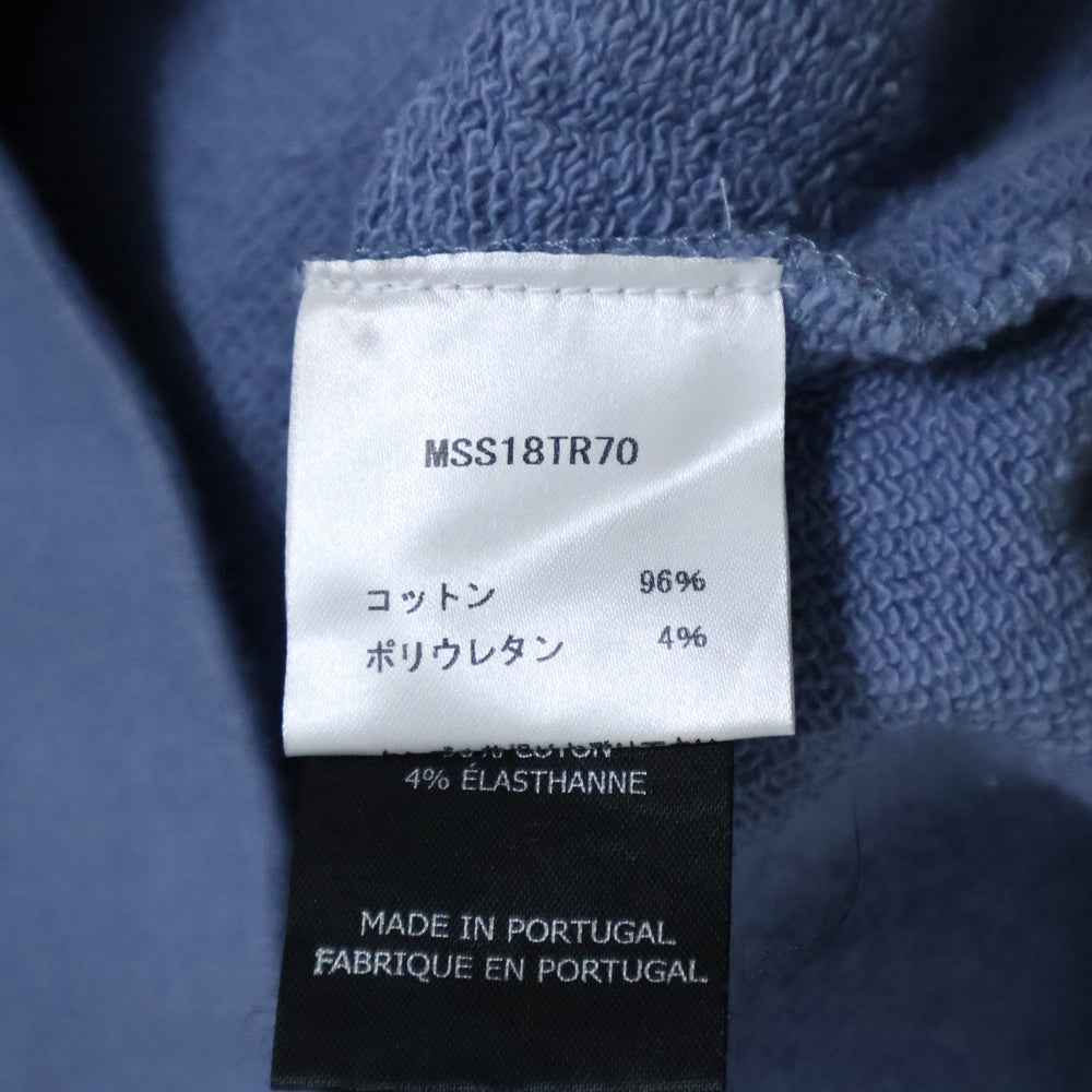 VETEMENTS(ヴェトモン) 18SS UNICORN PRINTE OVERSIZED HOODIE ユニコーンプリント オーバーサイズ スウェット プルオーバーパーカー ライトブルー MSS18TR70