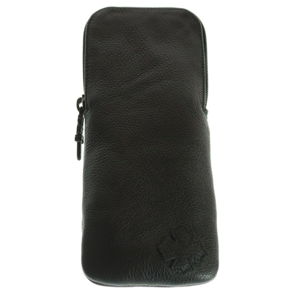 CHROME HEARTS(クロムハーツ) SQUIBJIBBLER CHプラス レオパードハーフリム カラーレンズ サングラス メガネ 眼鏡 ブラック/ブラウン
