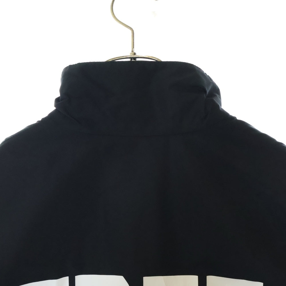 BALENCIAGA(バレンシアガ) WARDROBE FREE BACK PRINT NYLON JACKET FREE バックプリント ジップアップ ナイロンジャケット ブラック 662984 TF004