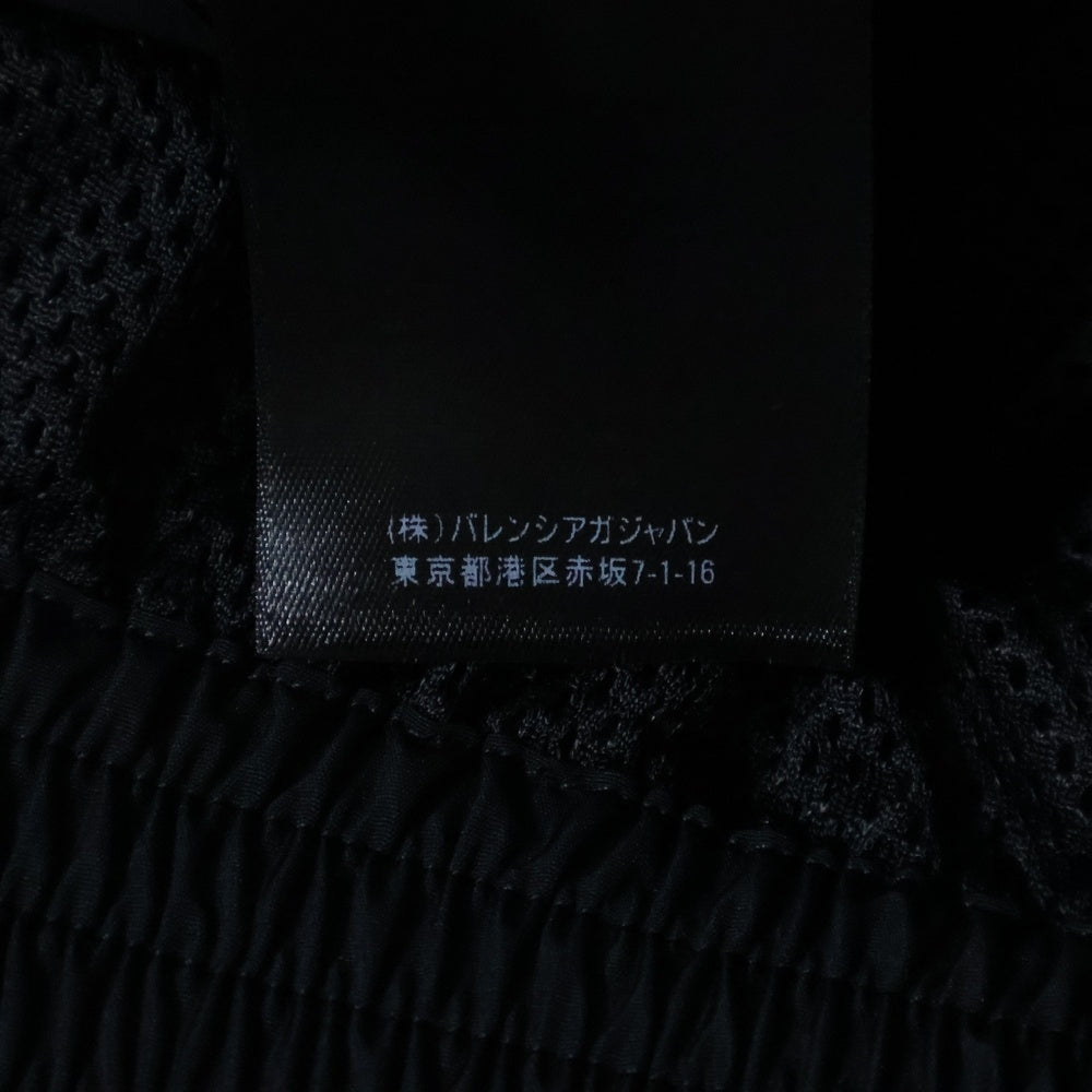 BALENCIAGA(バレンシアガ) WARDROBE FREE BACK PRINT NYLON JACKET FREE バックプリント ジップアップ ナイロンジャケット ブラック 662984 TF004