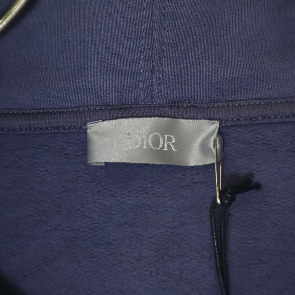 DIOR(ディオール) CD ICON HOODIE CDアイロン刺繍 スウェット プルオーバーパーカー パープル 113J698A0531