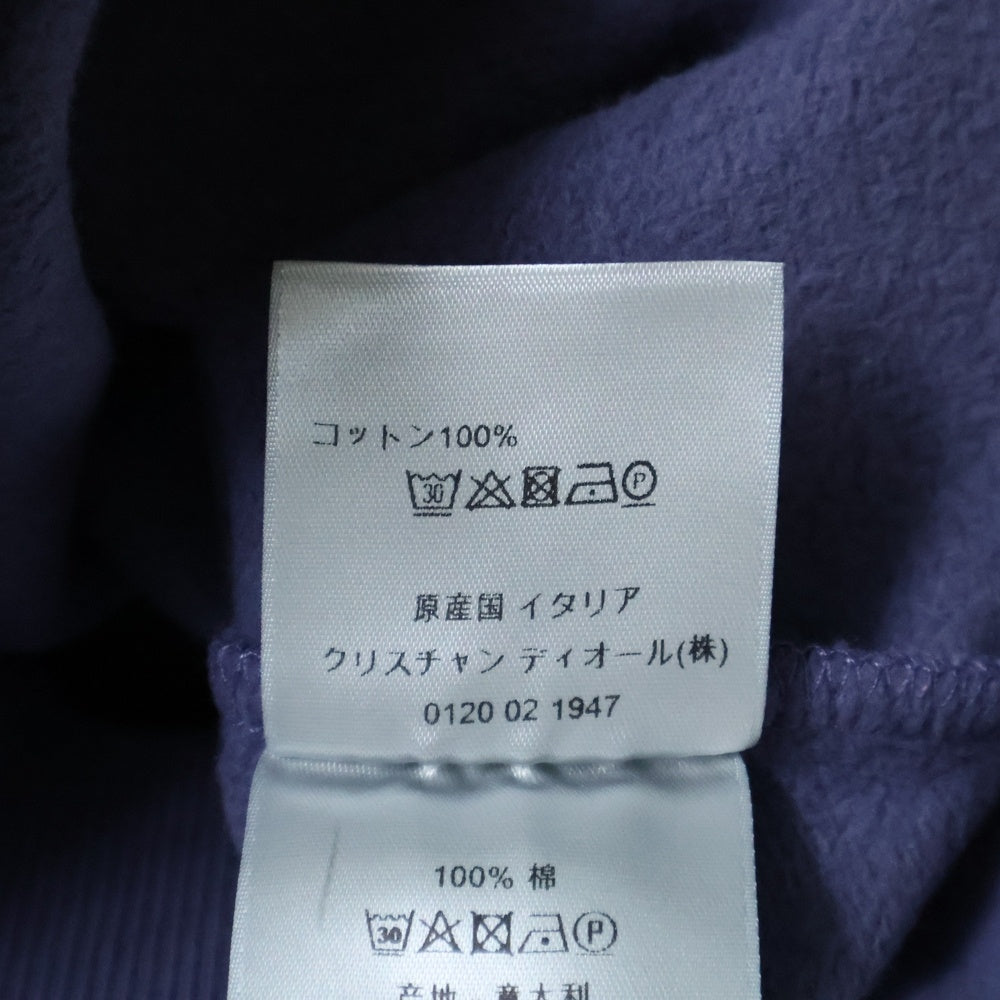DIOR(ディオール) CD ICON HOODIE CDアイロン刺繍 スウェット プルオーバーパーカー パープル 113J698A0531