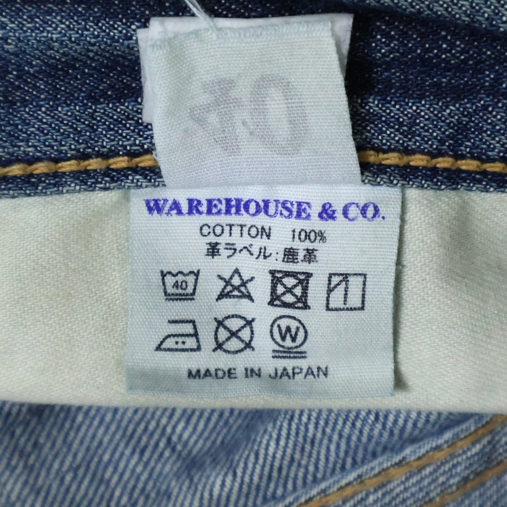 WAREHOUSE(ウェアハウス) DUCKDIGGER ダックディガー ボタンフライデニムパンツ インディゴ