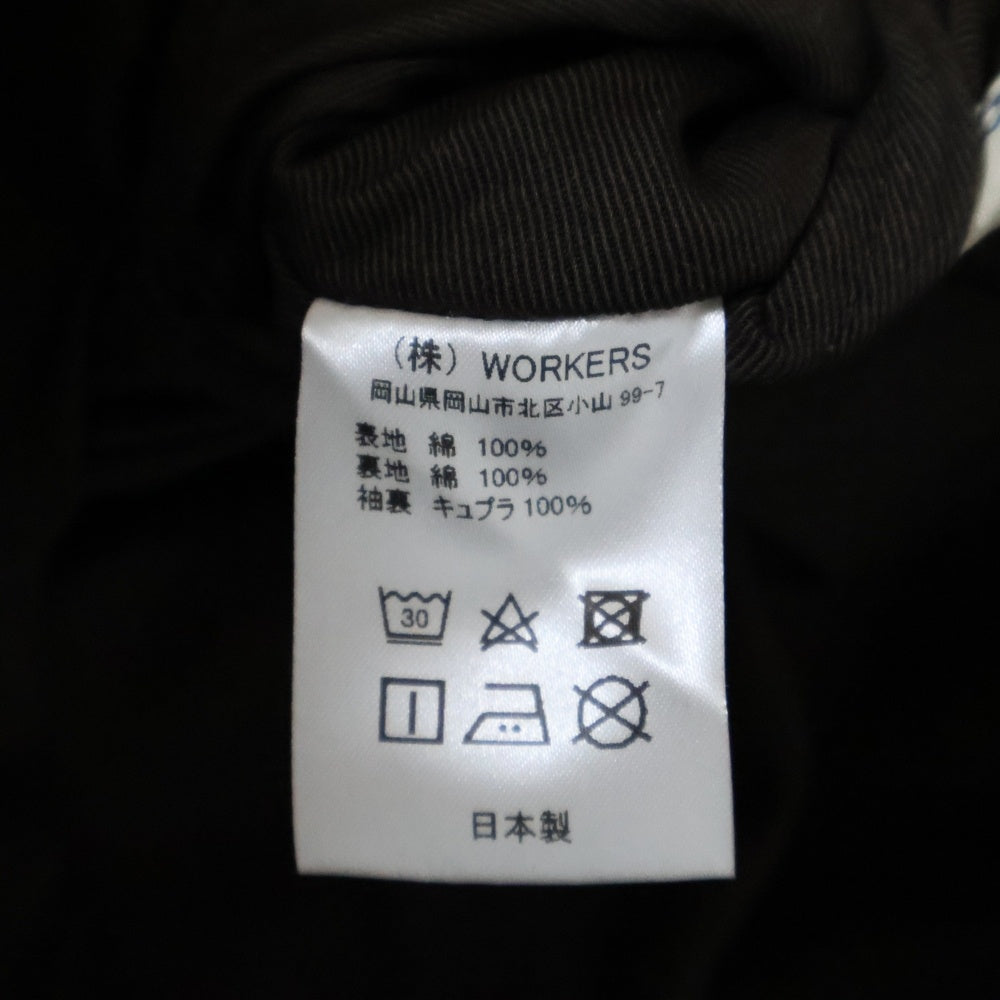 WORKERS K&T H(ワーカーズ) RELAX TEDS JACKET フレンチワーク カバーオール ジャケット カーキ
