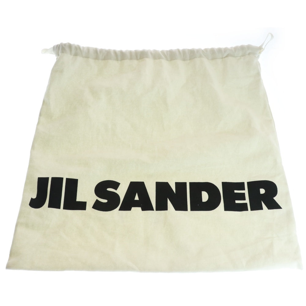 JIL SANDER(ジルサンダー) スクエアトゥ レザー ローカット ダービーシューズ ブラック