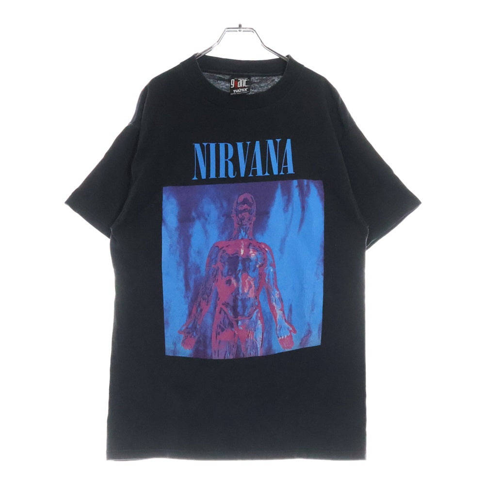 VINTAGE(ヴィンテージ) 90S NIRVANA SLIVER TEE ニルヴァーナ スリヴァー ヴィンテージ プリントTシャツ 半袖カットソー ブラック