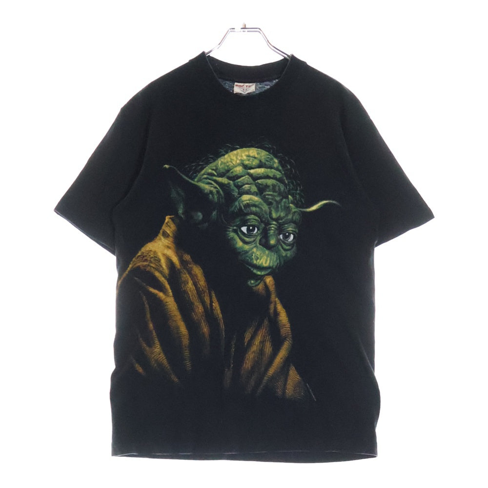 VINTAGE(ヴィンテージ) 90S STARWARS YODA スターウォーズ ヨーダ ヴィンテージ プリントTシャツ カットソー ブラック