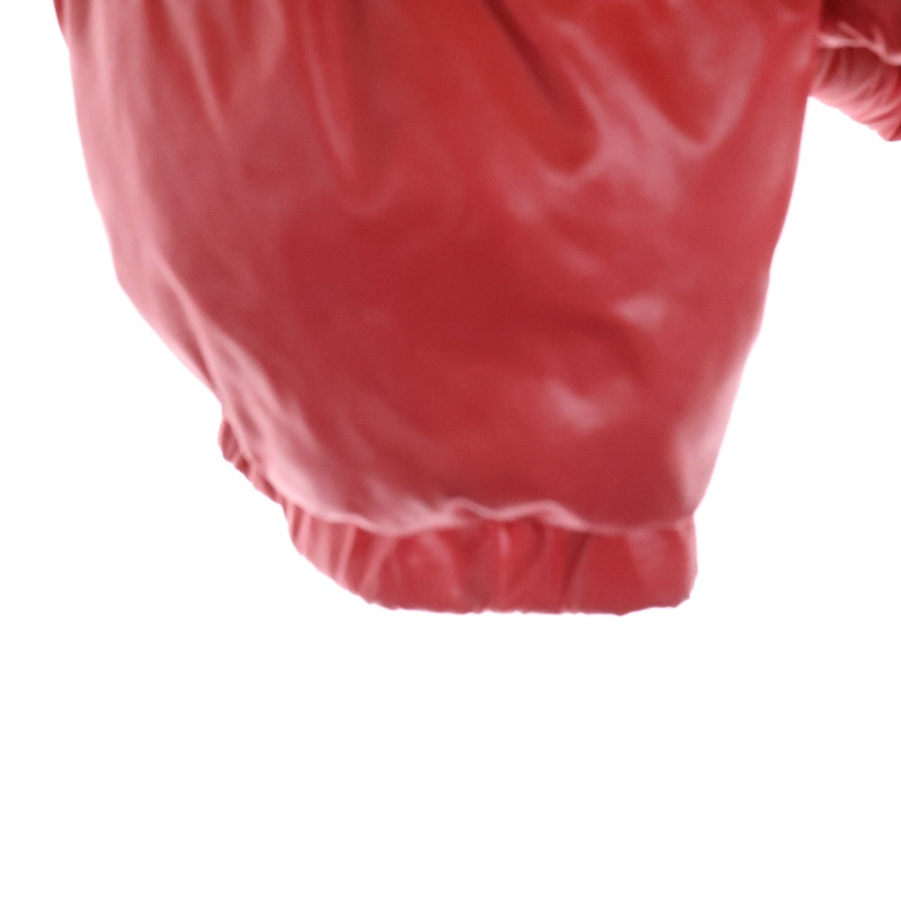 MONCLER(モンクレール) BERENGERE ベレンジェール ロゴワッペン フーデット ダウンジャケット レッド 49394 60 68950 レディース